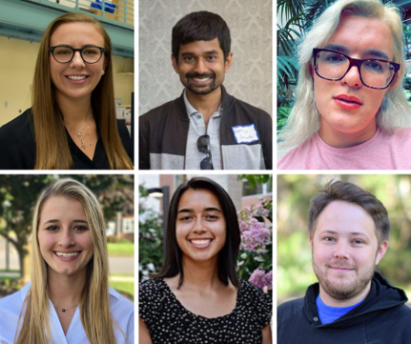 The 2020 trainees include (top row) Sidney Baudendistel, Adithya Gopinath, Franjo Ivankovic, (bottom row) Noelle Jacobsen, Francesca Lopez and Doug Miller.